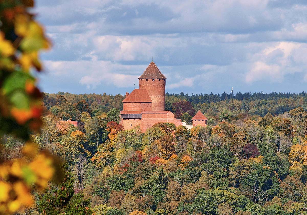 Турайда – самый популярный в Латвии замок